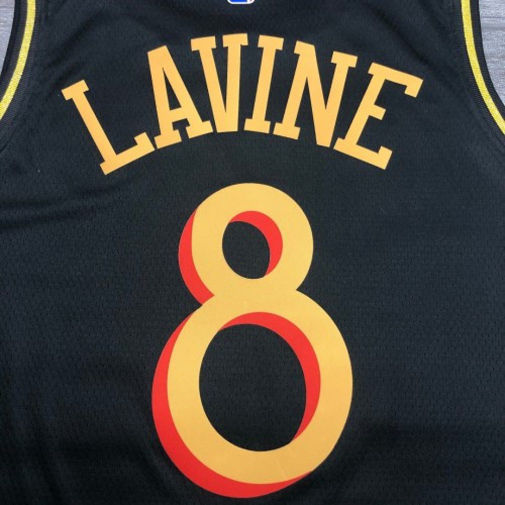 Men's Chicago Bulls Zach LaVine #8 Black 2020/21 Swingman Jersey - City Edition-Pro Kit Vault | Brand New 26/27 Sports Jerseys